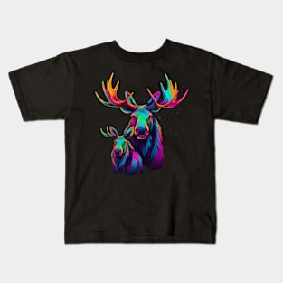 Moose Fathers Day Kids T-Shirt